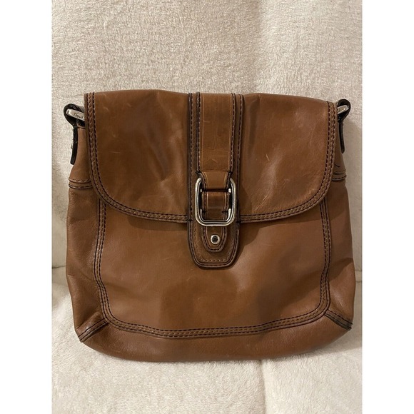 Fossil Handbags - Fossil Shoulder Bag Crossbody Bag Leather Brown Shoulder Bag Messenger Bag